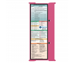WhiteCoat Clipboard® Trifold - Pink Physical Therapy Edition